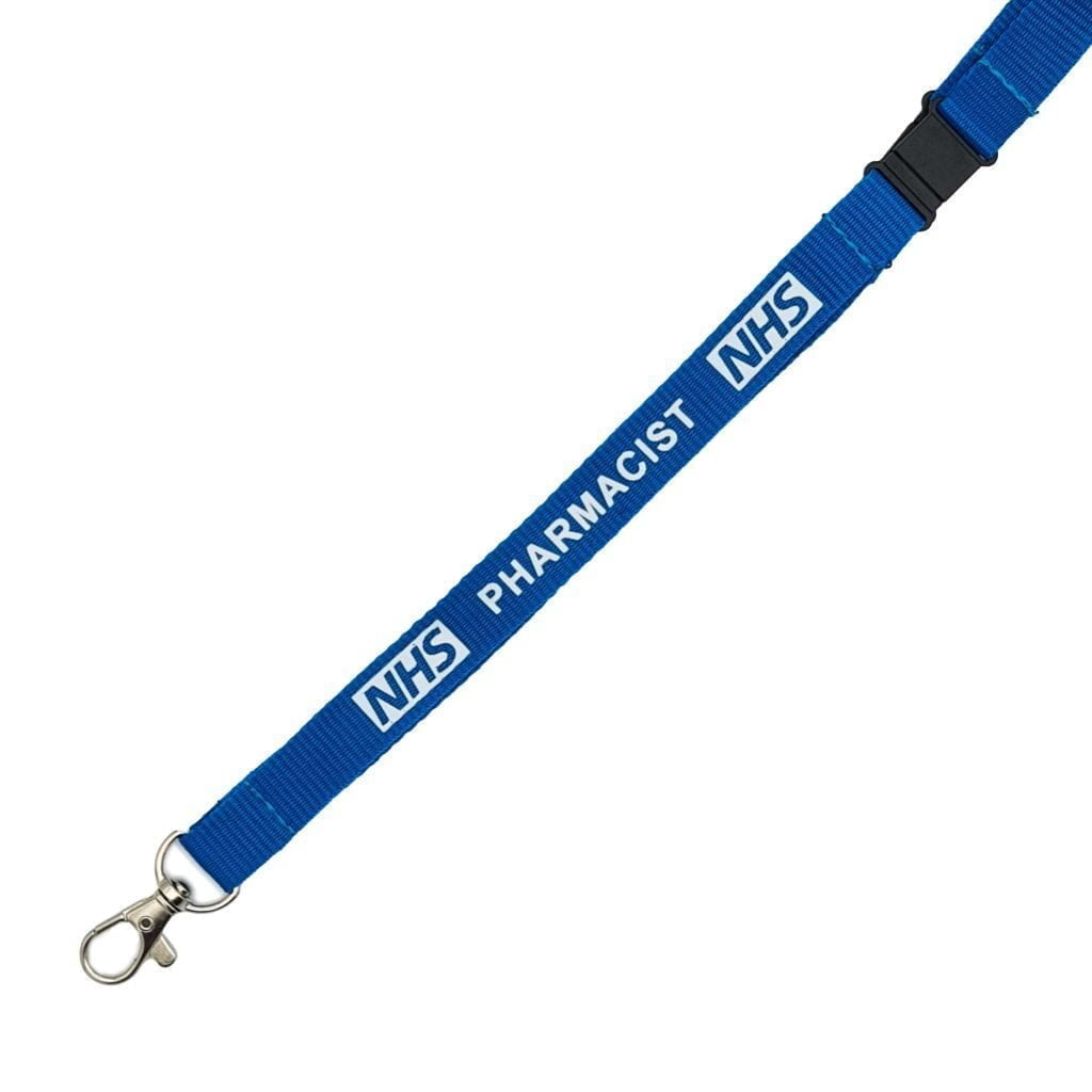 Pharmacist Lanyard NHS with Double Breakaway - The Lanyard Shop