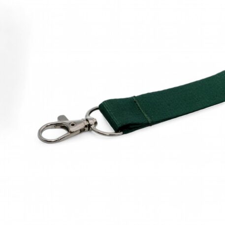 20mm Lanyard with Safety Breakaway & Trigger Clip (Dark Green)