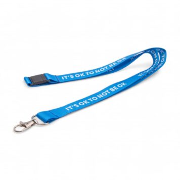 Blue It’s Ok to Not Be Ok Lanyard 20mm