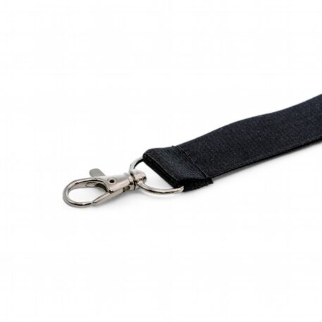 20mm Lanyard with Safety Breakaway & Trigger Clip (Black)