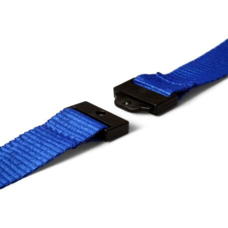 20mm Lanyard with Safety Breakaway & Trigger Clip (Royal Blue)