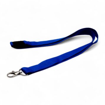 20mm Lanyard with Safety Breakaway & Trigger Clip (Navy Blue)