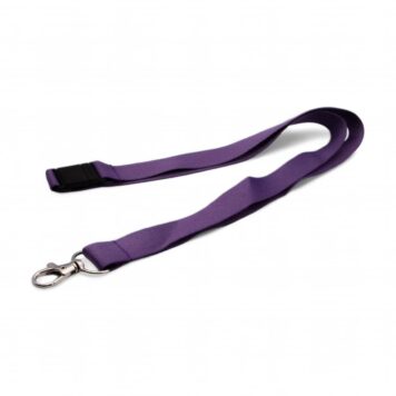 20mm Lanyard with Safety Breakaway & Trigger Clip (Purple)