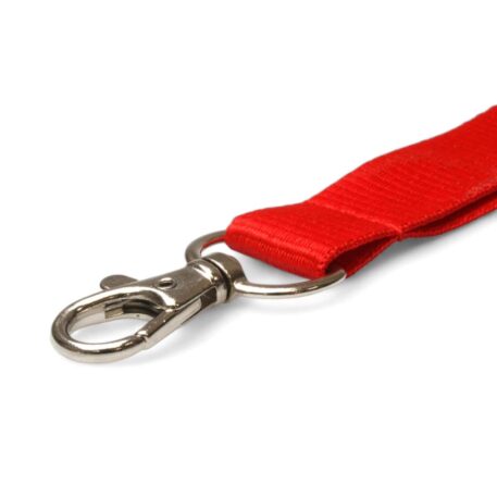 20mm Lanyard with Safety Breakaway & Trigger Clip (Red)