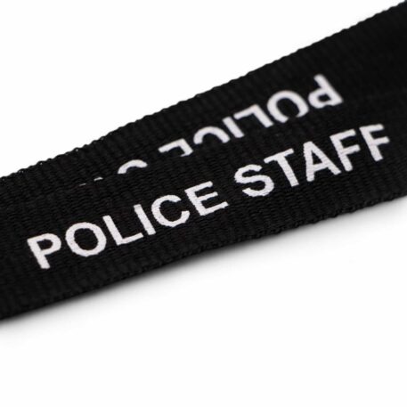 20mm Police Staff Lanyard with Metal Trigger Clip & 2 Safety Breakaways