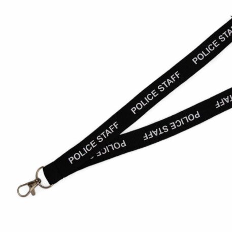 20mm Police Staff Lanyard with Metal Trigger Clip & 2 Safety Breakaways