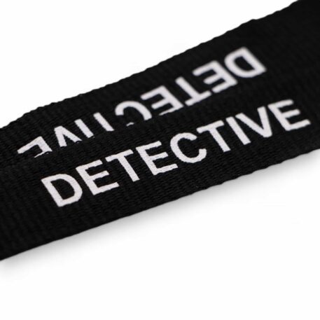 20mm Police Detective Lanyard with Metal Trigger Clip & 2 Safety Breakaways