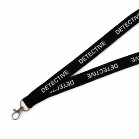 20mm Police Detective Lanyard with Metal Trigger Clip & 2 Safety Breakaways