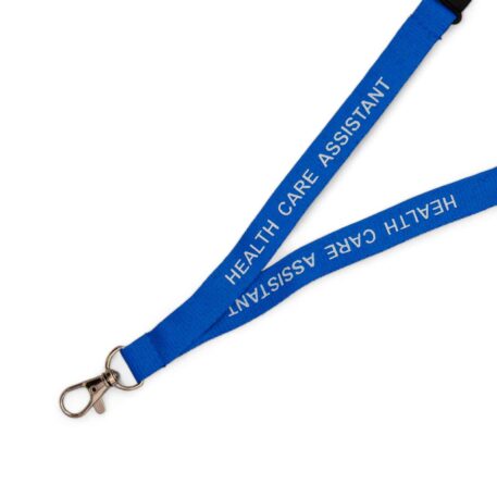 15mm NHS Health Care Assistant Lanyard with Double Breakaway & Metal Trigger Clip