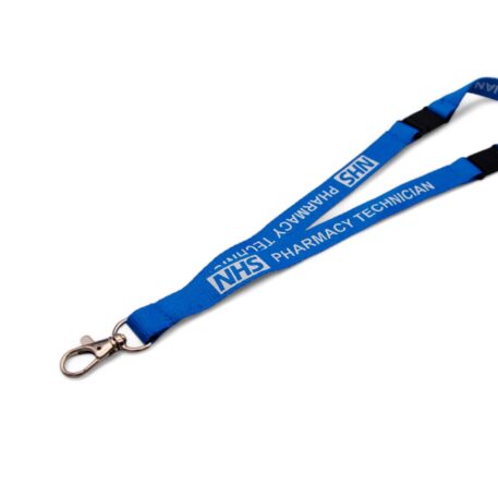 15mm NHS Pharmacy Technician Lanyard with Double Breakaway