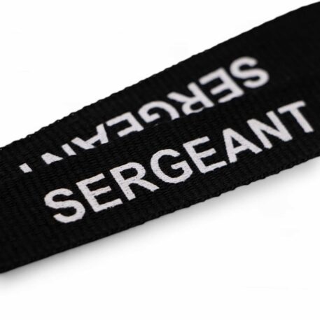 20mm Sergeant Lanyard with Metal Trigger Clip & 2 Safety Breakaways