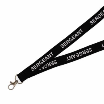 20mm Sergeant Lanyard with Metal Trigger Clip & 2 Safety Breakaways