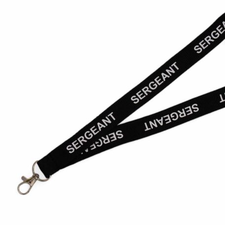 20mm Sergeant Lanyard with Metal Trigger Clip & 2 Safety Breakaways