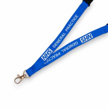 15mm NHS GP Lanyard (General Practice Lanyard) with Double Breakaway & Metal Trigger Clip