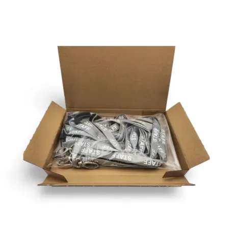 10 Pack of Grey Staff Lanyards