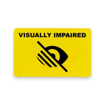 Visually Impaired Badge